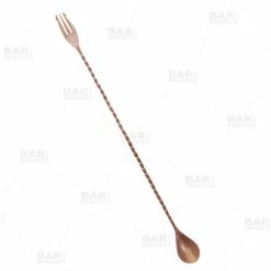 Coupon 😍 BarMan BarConic® Copper Trident Bar Spoons - Several Lengths Available 🛒 -barman shop 40in long trident copper bar spoon 700x700