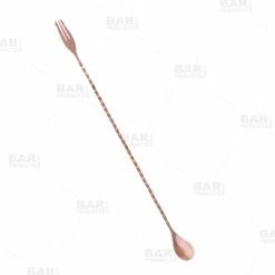 Coupon 😍 BarMan BarConic® Copper Trident Bar Spoons - Several Lengths Available 🛒 -barman shop 50in long trident copper bar spoon 700x700