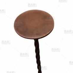 Budget ⭐ BarMan BarConic® Copper Bar Spoon With Disk - Antique Finish - 11" ❤️ -barman shop antique bar spoon with disk 700x700