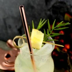 Deals 🧨 BarMan Olea™ Metal Cocktail Straw - Copper Plated ✔️ -barman shop copper metal straw bpc 5 700x700
