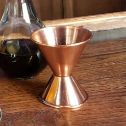 Deals ❤️ BarMan BarConic® Double Sided Jigger Copper Plated -.75oz. X 1.25oz. 😉 -barman shop copper plated jigger 0.75ozx1.25oz 700x700