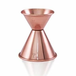 Flash Sale 🧨 BarMan BarConic® Copper Plated 1x2 Double Sided Jigger ✨ -barman shop copper plated jigger 1oz x 2oz 2 700x700