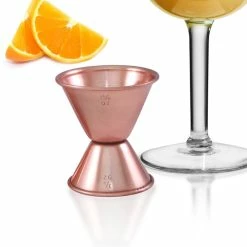 Deals ❤️ BarMan BarConic® Double Sided Jigger Copper Plated -.75oz. X 1.25oz. 😉
