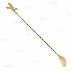 Coupon 🔥 BarMan BarConic® Bar Spoon - Gold Plated Cocktail Fairy - 30cm ✔️ -barman shop fairy tip gold bar spoon bpc 4 700x700