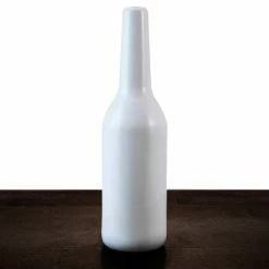 Brand new ⭐ BarMan Blank 750ml White Bottle (Textured) - Irregular 🧨