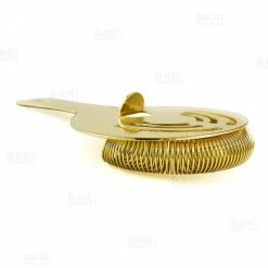 Wholesale 💯 BarMan Olea™ Hawthorne Cocktail Strainer - Gold Plated 🌟 -barman shop gold hawthorn strainer bpc 1 700x700