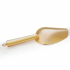 Buy 😉 BarMan Olea™ Ice Scoop - Gold Plated 🌟 -barman shop gold plated ice scoop bpc 1 700x700