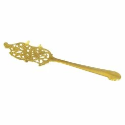 Budget 👍 BarMan Wormwood Leaf Absinthe Spoon - Gold Plated 🎁 -barman shop gold absinthe worm spoon 800bpcsupporting 700x700