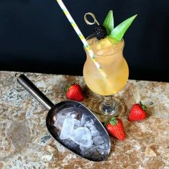 Brand new 🔥 BarMan Olea™ Ice Scoop - Gun Metal ❤️ -barman shop gunmetal black ice scoop bpc 5 700x700