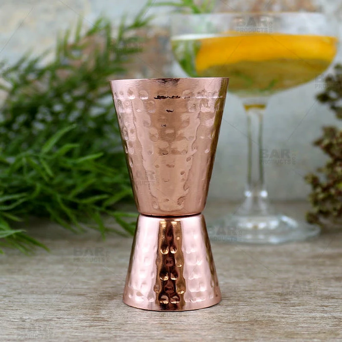 Outlet 👍 BarMan Olea™ 🔨 Hammered Copper Jigger - 1oz X 2oz 🤩 4 Outlet 👍 BarMan Olea™ 🔨 Hammered Copper Jigger - 1oz X 2oz 🤩 - Image 2