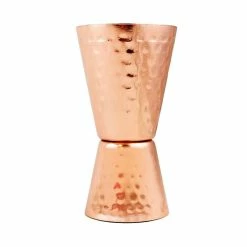 Outlet 👍 BarMan Olea™ 🔨 Hammered Copper Jigger - 1oz X 2oz 🤩