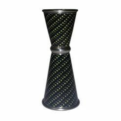 Cheap 🌟 BarMan Designer Jigger - Tall Double-Sided 28ML By 56ML - GOLD CARBON FIBER 😉