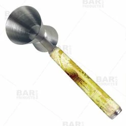 Brand new 👏 BarMan Jigger With Printed Handle Design - Gold Grunge - .75oz X 1.25oz 😉 -barman shop jigger printed handle gold grunge bp 700x700