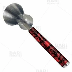 Flash Sale 💯 BarMan Jigger With Printed Handle Design - Red Evil - .75oz X 1.25oz ❤️ -barman shop jigger printed handle red evil bp 700x700