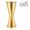 Cheapest 👍 BarMan Olea™ Japanese Tall Jigger - Gold Plated - 1 1/2oz X 1oz 👏 -barman shop jigger tall gold plated 15x1 1 700x700