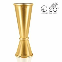 Budget 🔔 BarMan Olea™ Japanese Tall Jigger - Gold Plated - 1oz X 2oz 🧨