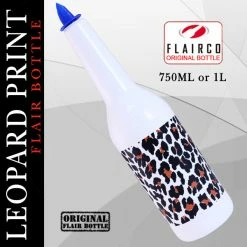 Cheapest 😉 BarMan Leopard Print Flair Bottle - 750ML And 1L ⭐