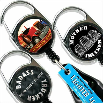 Wholesale 👏 BarMan PREMIUM CLIP LIGHTER LEASH® - TRUCKIN' SERIES 🎉 3 Wholesale 👏 BarMan PREMIUM CLIP LIGHTER LEASH® - TRUCKIN' SERIES 🎉