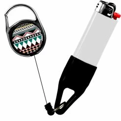 Hot Sale 😀 BarMan Premium Clip Lighter Leash® - Aztec Series 💯 -barman shop ll prem web aztec native 700x700