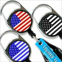Brand new 😀 BarMan PREMIUM CLIP LIGHTER LEASH® - FLAG SERIES ⭐