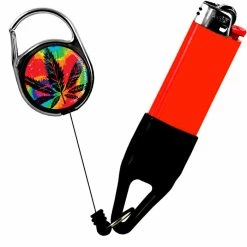 Best deal 🔥 BarMan Premium Clip Lighter Leash®- Pot Series 😉 -barman shop ll prem web pot tie dye leaf 700x700