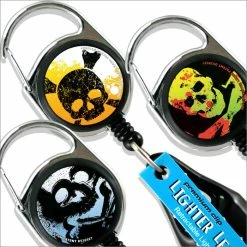 Hot Sale 🎉 BarMan Premium Clip Lighter Leash® - Skulls Series ⭐
