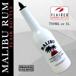 Outlet 😍 BarMan Malibu Rum Flair Bottles - 750 ML And 1 L 😍