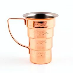 Cheap 🔥 BarMan Olea ™ Multi Stepped Jigger With Handle - Color Options ✔️ -barman shop multi stepped copper 700x700