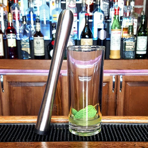 Coupon 🌟 BarMan BarConic® Stainless Steel Muddler - Slim With Black Tenderizer Head 🤩 4 Coupon 🌟 BarMan BarConic® Stainless Steel Muddler - Slim With Black Tenderizer Head 🤩 - Image 2