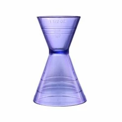 Best Sale 😉 BarMan Jiggers - Plastic With Measuring Lines 🥰 -barman shop neon blue plastic jigger 700x700