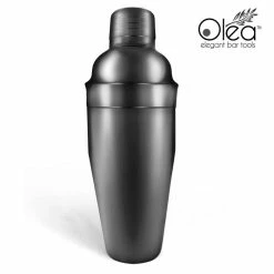 Best reviews of 🌟 BarMan Olea™ 3-Piece Cocktail Shaker Deluxe - Gunmetal Plated - 24 Ounce 😉