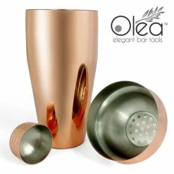 Best reviews of 😍 BarMan Olea™ 3-Piece Cocktail Shaker Deluxe - Copper Plated - 24 Ounce 🎉 -barman shop olea 3 piece copper shaker bpc 3 700x700
