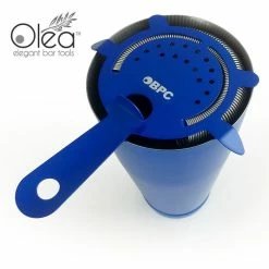 Deals 🌟 BarMan Olea™ Cocktail Strainer - 4 Prong - Metallic NEON Blue 🛒 -barman shop olea 4p cocktail strainer neon blue bpc 1 700x700