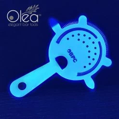 Deals 🌟 BarMan Olea™ Cocktail Strainer - 4 Prong - Metallic NEON Blue 🛒 -barman shop olea 4p cocktail strainer neon blue bpc 6 700x700
