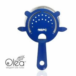 Deals 🌟 BarMan Olea™ Cocktail Strainer - 4 Prong - Metallic NEON Blue 🛒