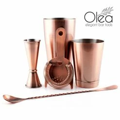Cheap 🧨 BarMan Olea™ Antique Copper Bar Set ✔️