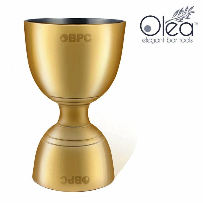 New ✨ BarMan Olea™ Bell Jigger - Gold Plated - 1oz X 2oz 🥰 3 New ✨ BarMan Olea™ Bell Jigger - Gold Plated - 1oz X 2oz 🥰