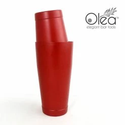 Best Pirce 💯 BarMan Olea™ Cocktail Shaker - Metallic Red NEON - 28oz Weighted 🎉 -barman shop olea cocktail shaker 16oz neon red bpc 3 1 700x700