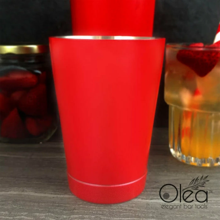 Cheapest 💯 BarMan Olea™ Cocktail Shaker - Metallic Red NEON - 16oz Weighted ⭐ 4 Cheapest 💯 BarMan Olea™ Cocktail Shaker - Metallic Red NEON - 16oz Weighted ⭐ - Image 2