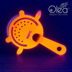 Discount 🎁 BarMan Olea™ Cocktail Strainer - 4 Prong - Metallic NEON Red 💯 -barman shop olea cocktail strainer 4p neon red bpc 6 700x700
