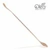 Cheapest 😉 BarMan Olea™ Copper Plated Bar Spoon - Bent Tip - 30cm Length 🔔 -barman shop olea copper bar spoon bent tip 30 1 700x700