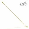 Hot Sale 😀 BarMan Olea™ Gold Plated Bar Spoon - Bent Tip - 50cm Length ✨
