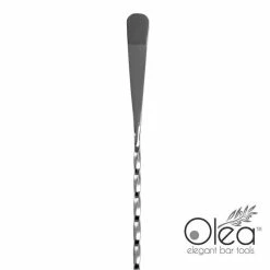 Deals 🌟 BarMan Olea™ Gunmetal Plated Bar Spoon - Bent Tip - 30cm Length 🥰 -barman shop olea gunmetal bar spoon bent tip 4 700x700