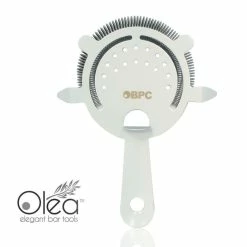 New ✔️ BarMan Olea™ Cocktail Strainer - 4 Prong - Matte White 🤩