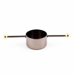 Discount 😀 BarMan Olea™ Roll Over Jigger - Color Options 🌟 -barman shop roll over gunmetal 700x700