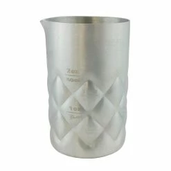 Discount 😀 BarMan BarConic® Stainless Steel Diamond Jigger W/ Spout And Measurement Lines 💯