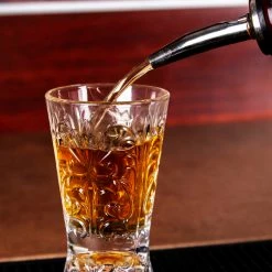 Wholesale ⭐ BarMan Tattoo Cocktail Jigger - 2 Ounce ✔️ -barman shop tattoo jigger scene1 700x700