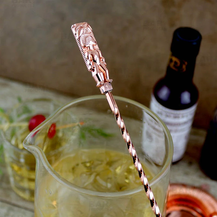 Buy ❤️ BarMan Olea™ Tiki Butt Ku Copper Plated Bar Spoon - 40cm 🧨 4 Buy ❤️ BarMan Olea™ Tiki Butt Ku Copper Plated Bar Spoon - 40cm 🧨 - Image 2