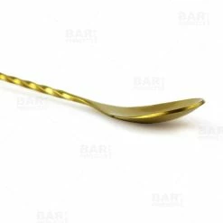 Flash Sale 🥰 BarMan Olea™ Tiki Butt Ku Gold Plated Bar Spoon - 40cm 🔔 -barman shop tiki bar spoon gold bpc 4 700x700
