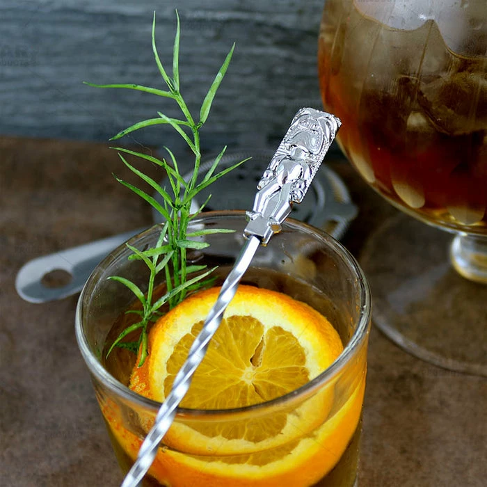 Wholesale 🔥 BarMan Olea™ Tiki Butt Ku Stainless Steel Bar Spoon - 40cm 🔔 4 Wholesale 🔥 BarMan Olea™ Tiki Butt Ku Stainless Steel Bar Spoon - 40cm 🔔 - Image 2